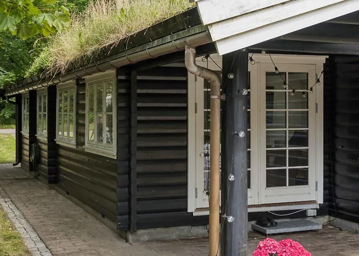 Semesterbostad Log House In 150 M To The *
